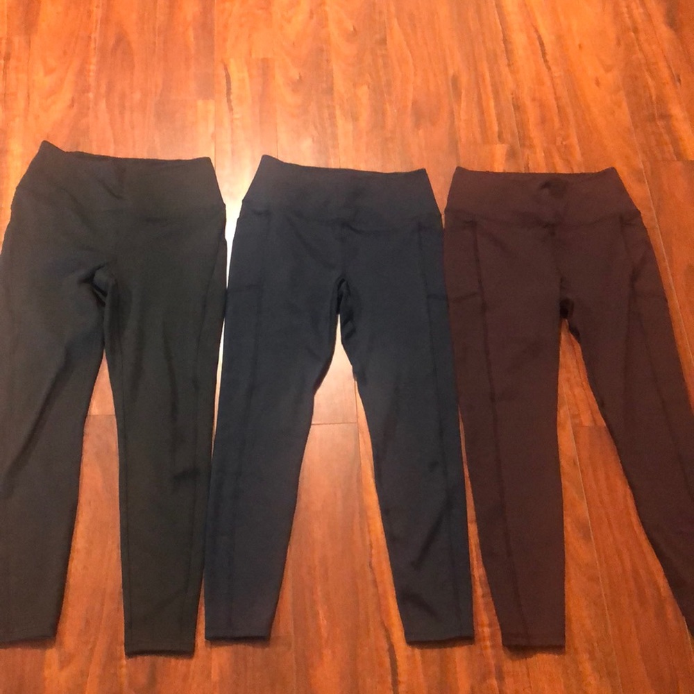 SPYDER ACTIVE fleece lined leggings bundle of 3